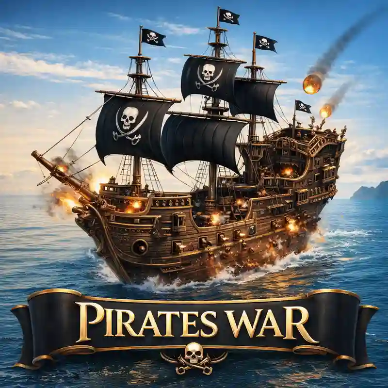 Pirates War Casino Game Banner